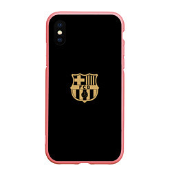 Чехол iPhone XS Max матовый Golden Barca