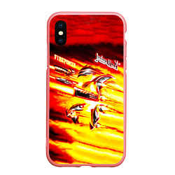 Чехол iPhone XS Max матовый Firepower - Judas Priest, цвет: 3D-баблгам