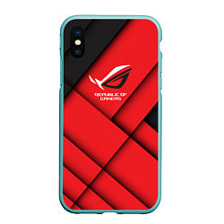 Чехол iPhone XS Max матовый ROG - republic of gamers