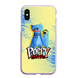 Чехол iPhone XS Max матовый POPPY PLAYTIME, цвет: 3D-сиреневый