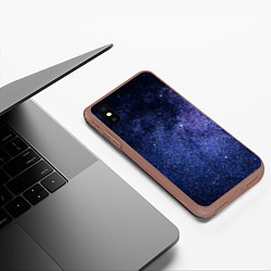 Чехол iPhone XS Max матовый Night sky, цвет: 3D-коричневый — фото 2