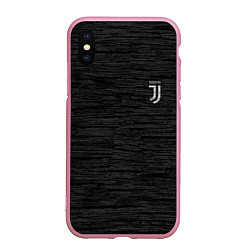 Чехол iPhone XS Max матовый Juventus Asphalt theme