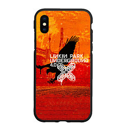 Чехол iPhone XS Max матовый Linkin Park - Underground 4 0