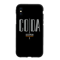 Чехол iPhone XS Max матовый Coda - Led Zeppelin