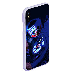 Чехол iPhone XS Max матовый POPPY PLAYTIME BLUE ПОППИ ПЛЕЙТАЙМ, цвет: 3D-светло-сиреневый — фото 2