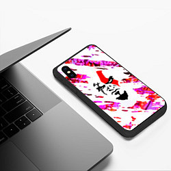Чехол iPhone XS Max матовый God of War Cratos, цвет: 3D-черный — фото 2
