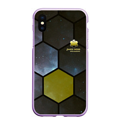 Чехол iPhone XS Max матовый JWST space cell theme