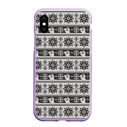 Чехол iPhone XS Max матовый Squirrel Pattern