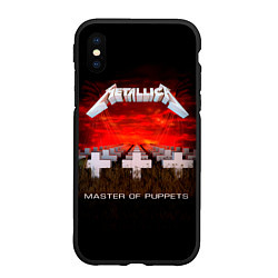 Чехол iPhone XS Max матовый Master of Puppets - Metallica