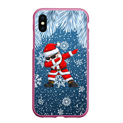 Чехол iPhone XS Max матовый DAB SANTA WINTER