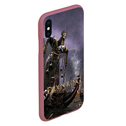 Чехол iPhone XS Max матовый Elden ring - игровой монстр, цвет: 3D-малиновый — фото 2