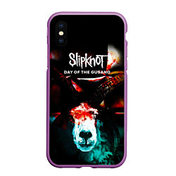 Чехол iPhone XS Max матовый Day of the Gusano: Live in Mexico - Slipknot