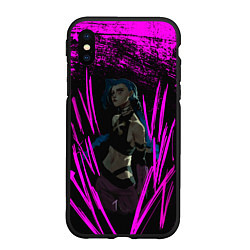 Чехол iPhone XS Max матовый Pink Jinx