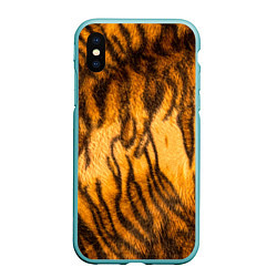 Чехол iPhone XS Max матовый Шкура тигра 2022
