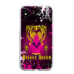 Чехол iPhone XS Max матовый JOJO KILLER QUEEN КОРОЛЕВА УБИЙЦА