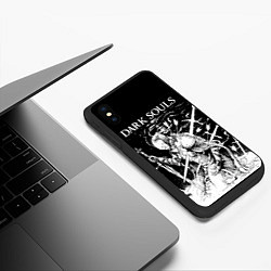 Чехол iPhone XS Max матовый Dark Souls, The Ashen One, цвет: 3D-черный — фото 2