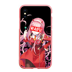 Чехол iPhone XS Max матовый 02, ZERO TWO, DARLING IN THE FRANXX