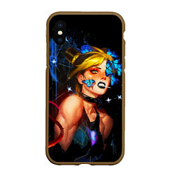 Чехол iPhone XS Max матовый Jojo Stone Ocean Jolyne cujoh