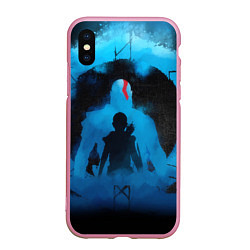 Чехол iPhone XS Max матовый БОГ ВОЙНЫ РАГНАРЁК GOD OF WAR