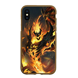 Чехол iPhone XS Max матовый DOTA 2 SHADOW FIEND ТЕНЬ