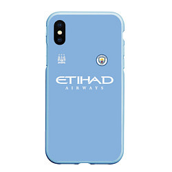 Чехол iPhone XS Max матовый Bernardo 20 MCFC игровая