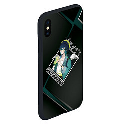Чехол iPhone XS Max матовый Venti Венти, Genshin Impact, цвет: 3D-черный — фото 2