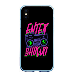 Чехол iPhone XS Max матовый Enter Shikari BoomBox