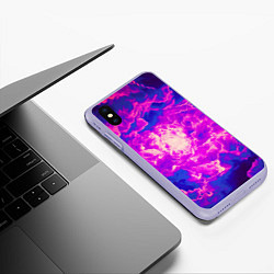 Чехол iPhone XS Max матовый ВЕЧНЫЙ РАЙ, цвет: 3D-светло-сиреневый — фото 2