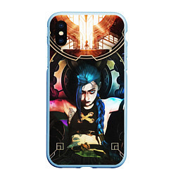 Чехол iPhone XS Max матовый ARCANE JINX ОБЛОЖКА LEAGUE OF LEGENDS