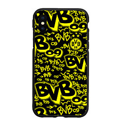 Чехол iPhone XS Max матовый BVB 09 - BORUSSIA Боруссия Дортмунд