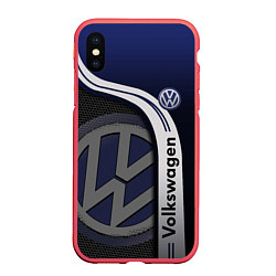 Чехол iPhone XS Max матовый Volkswagen Фольксваген