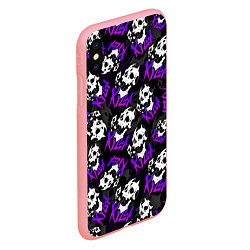 Чехол iPhone XS Max матовый JOJO KILLER QUEEN КОРОЛЕВА УБИЙЦА УЗОР, цвет: 3D-баблгам — фото 2