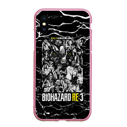 Чехол iPhone XS Max матовый Biohazard re3