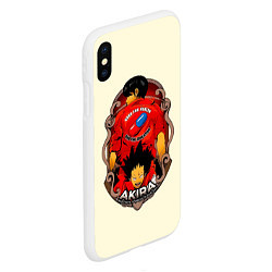 Чехол iPhone XS Max матовый AKIRA neo tokyo is about to explode, цвет: 3D-белый — фото 2