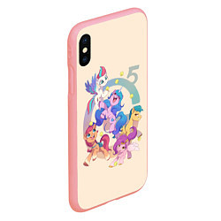 Чехол iPhone XS Max матовый G5 My Little Pony, цвет: 3D-баблгам — фото 2