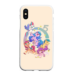 Чехол iPhone XS Max матовый G5 My Little Pony