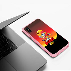 Чехол iPhone XS Max матовый Brawl Stars - Max, цвет: 3D-баблгам — фото 2