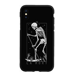 Чехол iPhone XS Max матовый Жнец La Mort