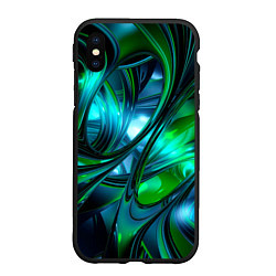 Чехол iPhone XS Max матовый Изумрудное настроение