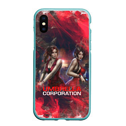 Чехол iPhone XS Max матовый UMBRELLA CORP АМБРЕЛЛА КОРП RESIDENT EVIL