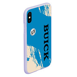 Чехол iPhone XS Max матовый Buick Logo emblem, цвет: 3D-светло-сиреневый — фото 2