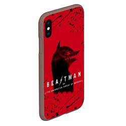 Чехол iPhone XS Max матовый BEASTMAN BERSERK БЕРСЕРК, ПРОКЛЯТИЕ, цвет: 3D-коричневый — фото 2