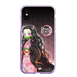 Чехол iPhone XS Max матовый НЕЗУКО NEZUKO SLAYER