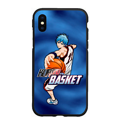 Чехол iPhone XS Max матовый Kuroko no Basuke Kuroko Tetsuya, цвет: 3D-черный