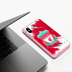 Чехол iPhone XS Max матовый НОВОГОДНИЙ ЛИВЕРПУЛЬ 2022, цвет: 3D-баблгам — фото 2