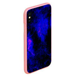 Чехол iPhone XS Max матовый Purple Tie-Dye, цвет: 3D-баблгам — фото 2