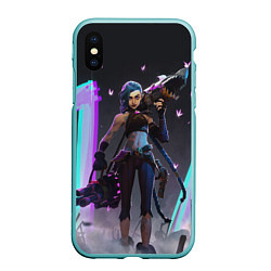 Чехол iPhone XS Max матовый ARCANE JINX League Of Legends