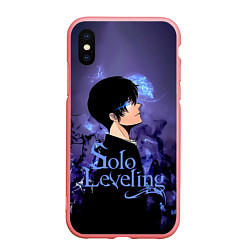 Чехол iPhone XS Max матовый Sung Jinwoo - Solo Leveling