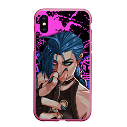 Чехол iPhone XS Max матовый Arcane League Of Legends JINX ПАУДЕР