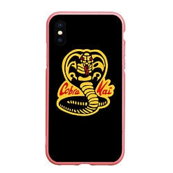 Чехол iPhone XS Max матовый Cobra Kai - Кобра Кай, цвет: 3D-баблгам